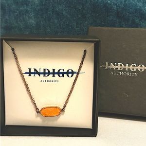 Indigo Authority Quartz and Rose Gold adjustable bracelet; brand new, never worn